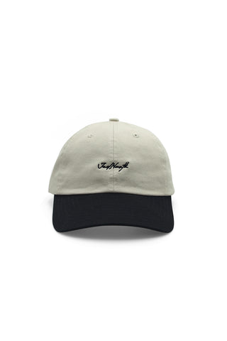 Vintage Two Tone Ball Cap - Khaki & Black